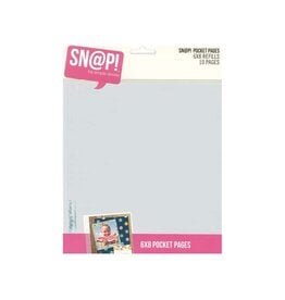 SIMPLE STORIES SIMPLE STORIES SN@P! 6X8 POCKET PAGE REFILLS 10PK