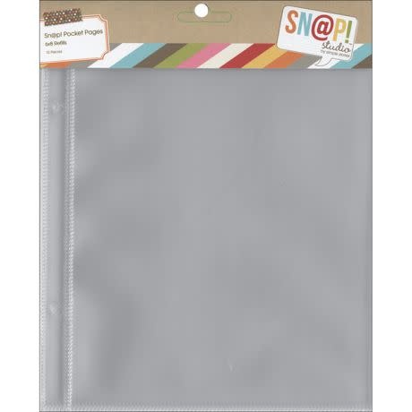 SIMPLE STORIES SIMPLE STORIES SN@P! 6X8 POCKET PAGE REFILLS 10PK