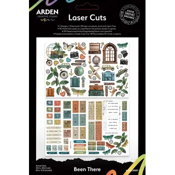 ARDEN CREATIVE STUDIO ARDEN CREATIVE STUDIO BEEN THERE 8x12 LASER CUTS