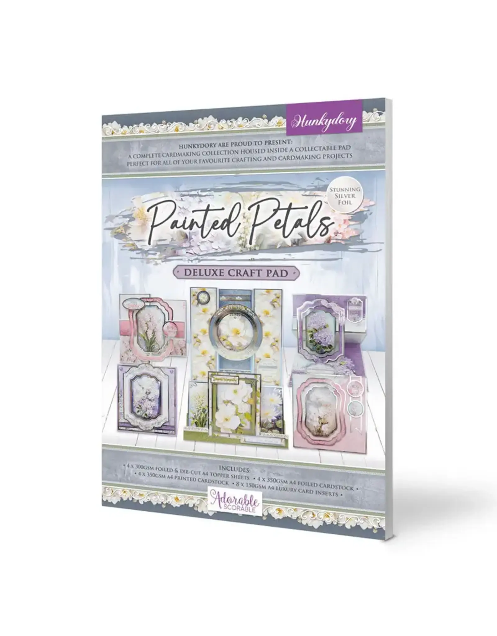 HUNKYDORY CRAFTS LTD. HUNKYDORY PAINTED PETALS DELUXE CRAFT PAD