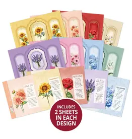 HUNKYDORY CRAFTS LTD. HUNKYDORY FLORAL WISHES CONCEPT CARD KIT