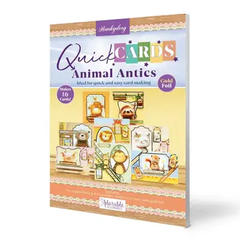 HUNKYDORY CRAFTS LTD. HUNKYDORY ANIMAL ANTICS QUICK CARDS