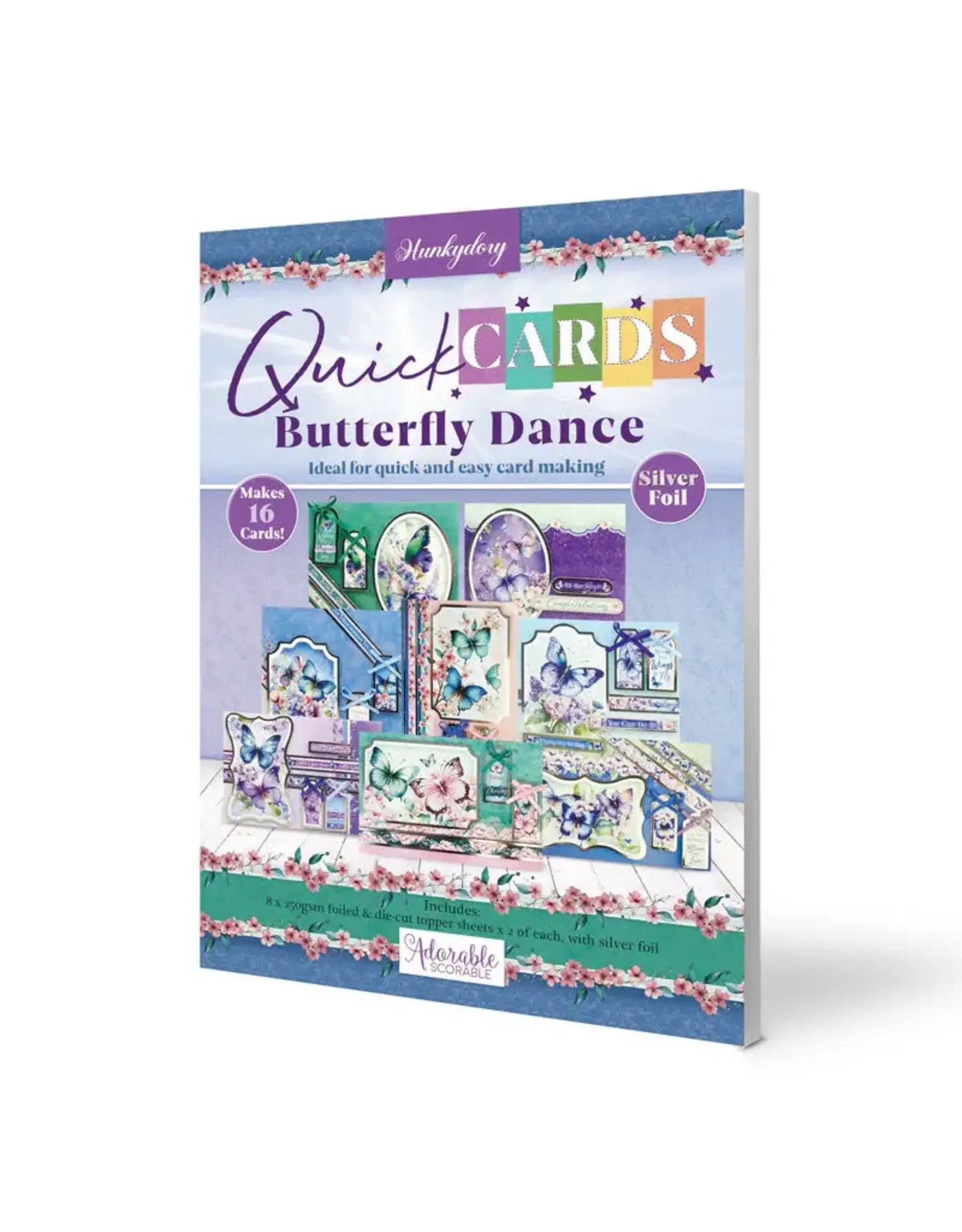 HUNKYDORY CRAFTS LTD. HUNKYDORY BUTTERFLY DANCE QUICK CARDS