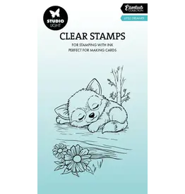 STUDIOLIGHT STUDIOLIGHT ESSENTIALS LITTLE DREAMER - FOX CLEAR STAMP