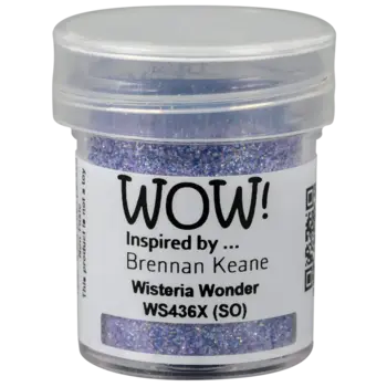 WOW! WOW! BRENNAN KEANE WISTERIA WONDER EMBOSSING POWDER 0.5OZ