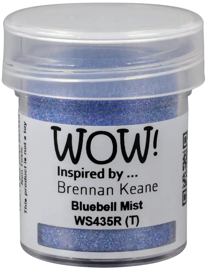 WOW! WOW! BRENNAN KEANE BLUEBELL MIST EMBOSSING POWDER 0.5OZ