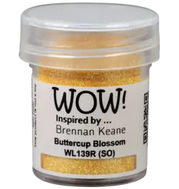 WOW! WOW! BRENNAN KEANE BUTTERCUP BLOSSOM EMBOSSING POWDER 0.5OZ