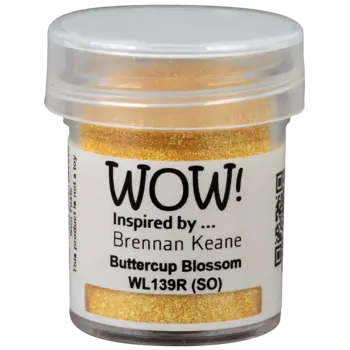 WOW! WOW! BRENNAN KEANE BUTTERCUP BLOSSOM EMBOSSING POWDER 0.5OZ