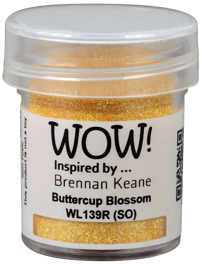 WOW! WOW! BRENNAN KEANE BUTTERCUP BLOSSOM EMBOSSING POWDER 0.5OZ