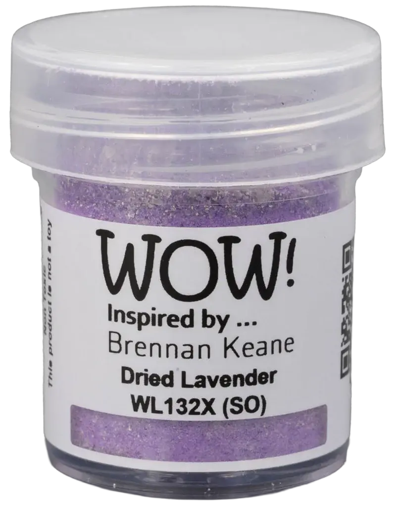 WOW! WOW! BRENNAN KEANE DRIED LAVENDER EMBOSSING POWDER 0.5OZ