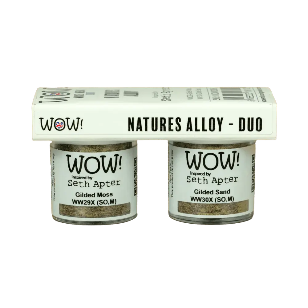 WOW! WOW! DUO SETH APTER NATURES ALLOY EMBOSSING POWDER COLLECTION
