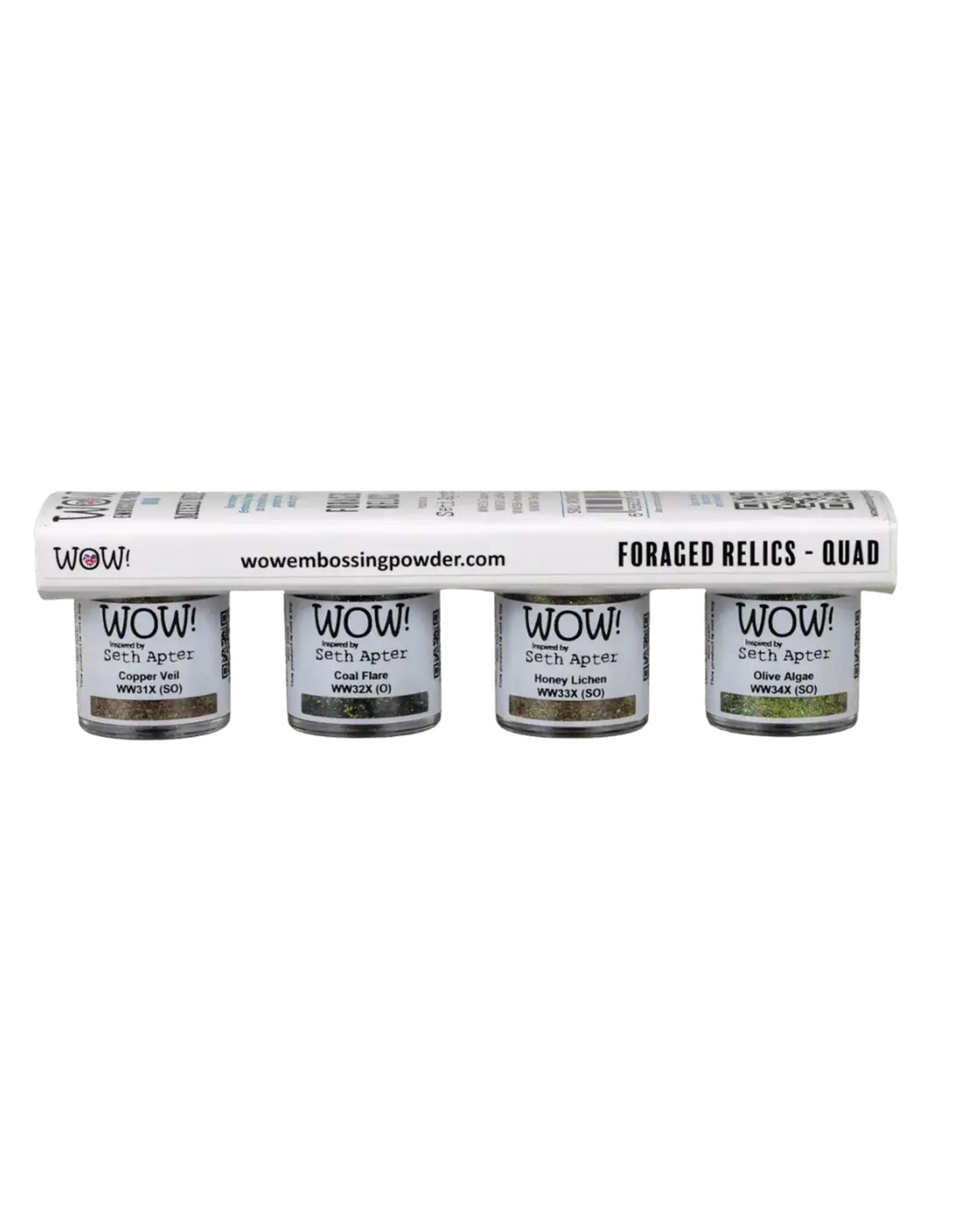WOW! WOW! QUAD SETH APTER FORAGED RELICS EMBOSSING POWDER COLLECTION