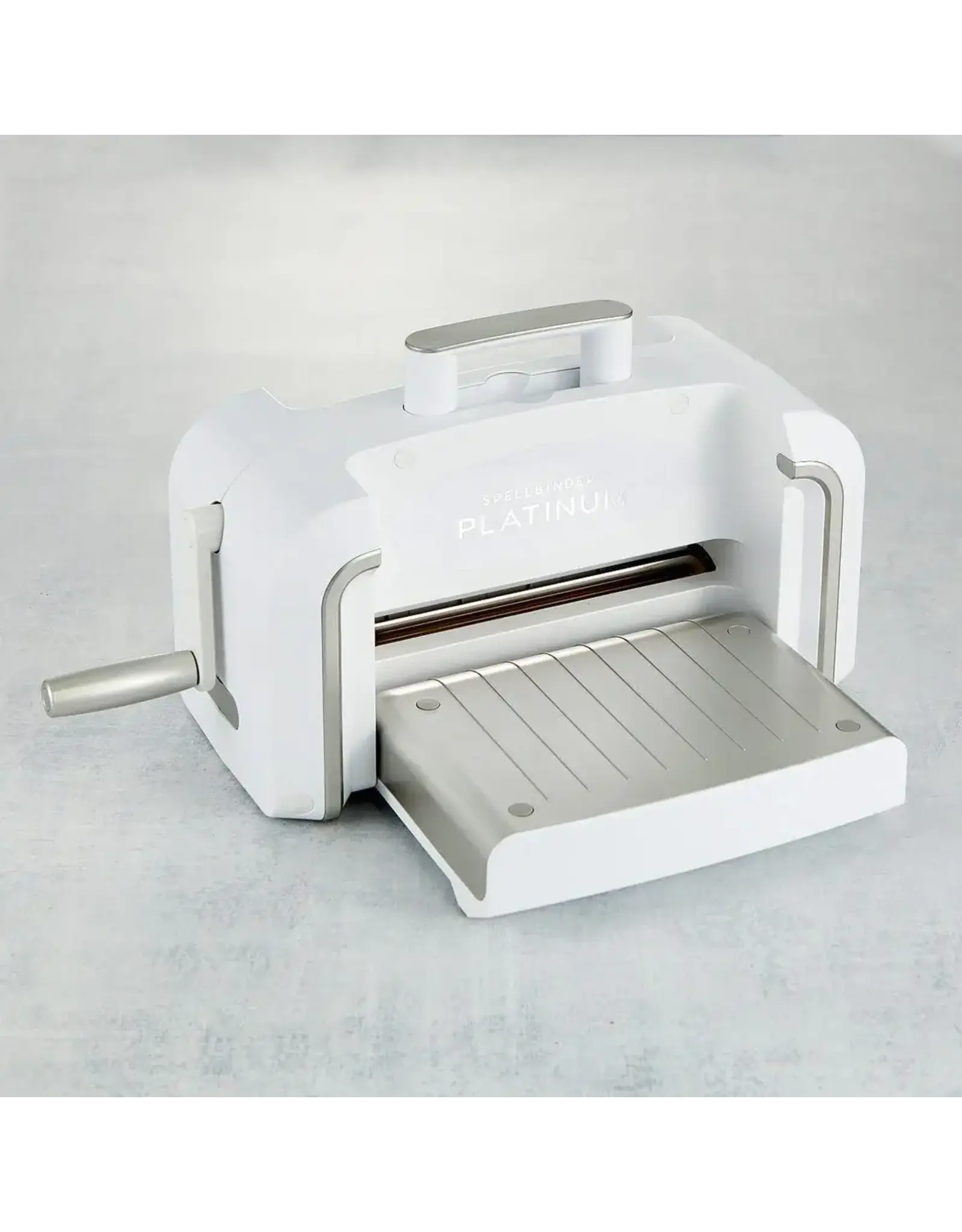 SPELLBINDERS SPELLBINDERS NEW & IMPROVED PLATINUM 6 DIE CUTTING & EMBOSSING MACHINE WITH UNIVERSAL PLATE SYSTEM