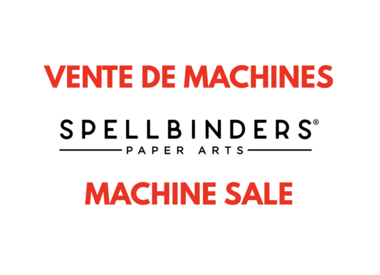 SPELLBINDERS MACHINE SALE