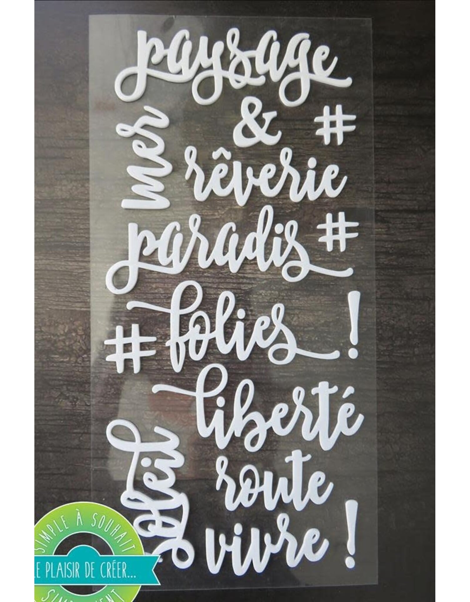 SIMPLE A SOUHAITS SIMPLE À SOUHAIT PAYSAGE FOAM STICKERS
