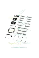 SIMPLE A SOUHAITS SIMPLE À SOUHAIT ALBUM CLEAR STAMP SET