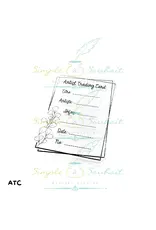 SIMPLE A SOUHAITS SIMPLE À SOUHAIT ATC FEUILLAGE CLEAR STAMP