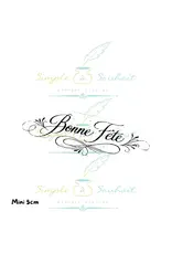SIMPLE A SOUHAITS SIMPLE À SOUHAIT BONNE FÊTE LES ESSENTIELLES CLEAR STAMP