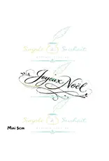 SIMPLE A SOUHAITS SIMPLE À SOUHAIT JOYEUX NOËL LES ESSENTIELLES CLEAR STAMP