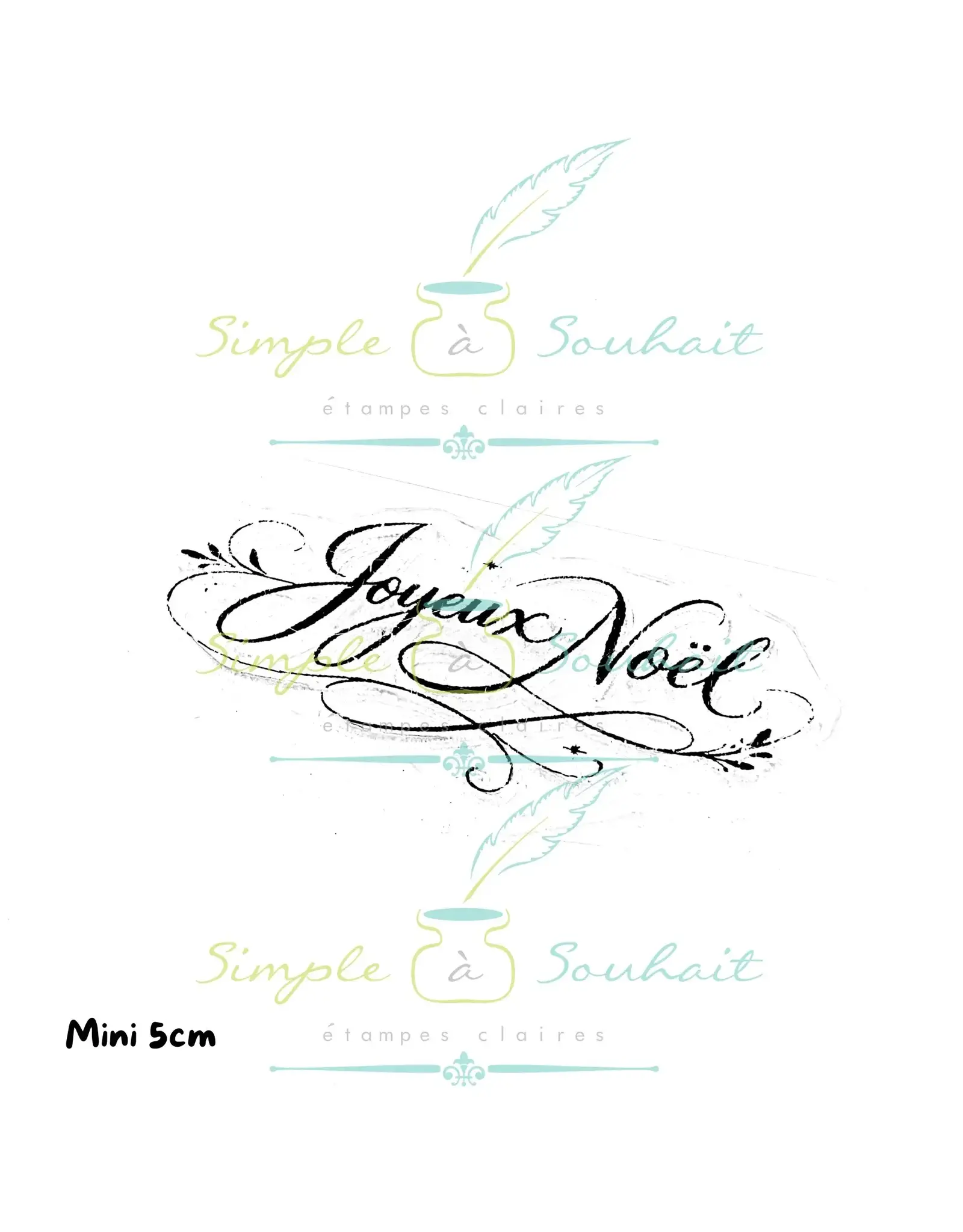 SIMPLE A SOUHAITS SIMPLE À SOUHAIT JOYEUX NOËL LES ESSENTIELLES CLEAR STAMP