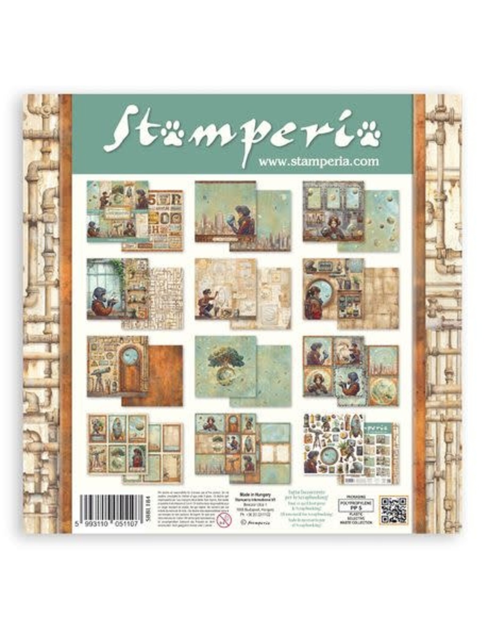 STAMPERIA STAMPERIA A NEW BEGINNING 12x12 PAPER PACK 10 SHEETS