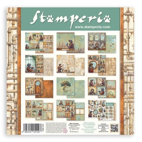 STAMPERIA STAMPERIA A NEW BEGINNING 12x12 PAPER PACK 10 SHEETS