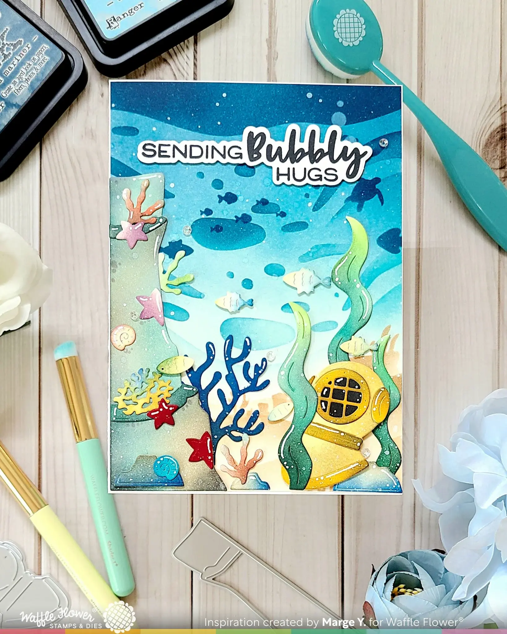 WAFFLE FLOWER WAFFLE FLOWER UNDER THE SEA DIE SET