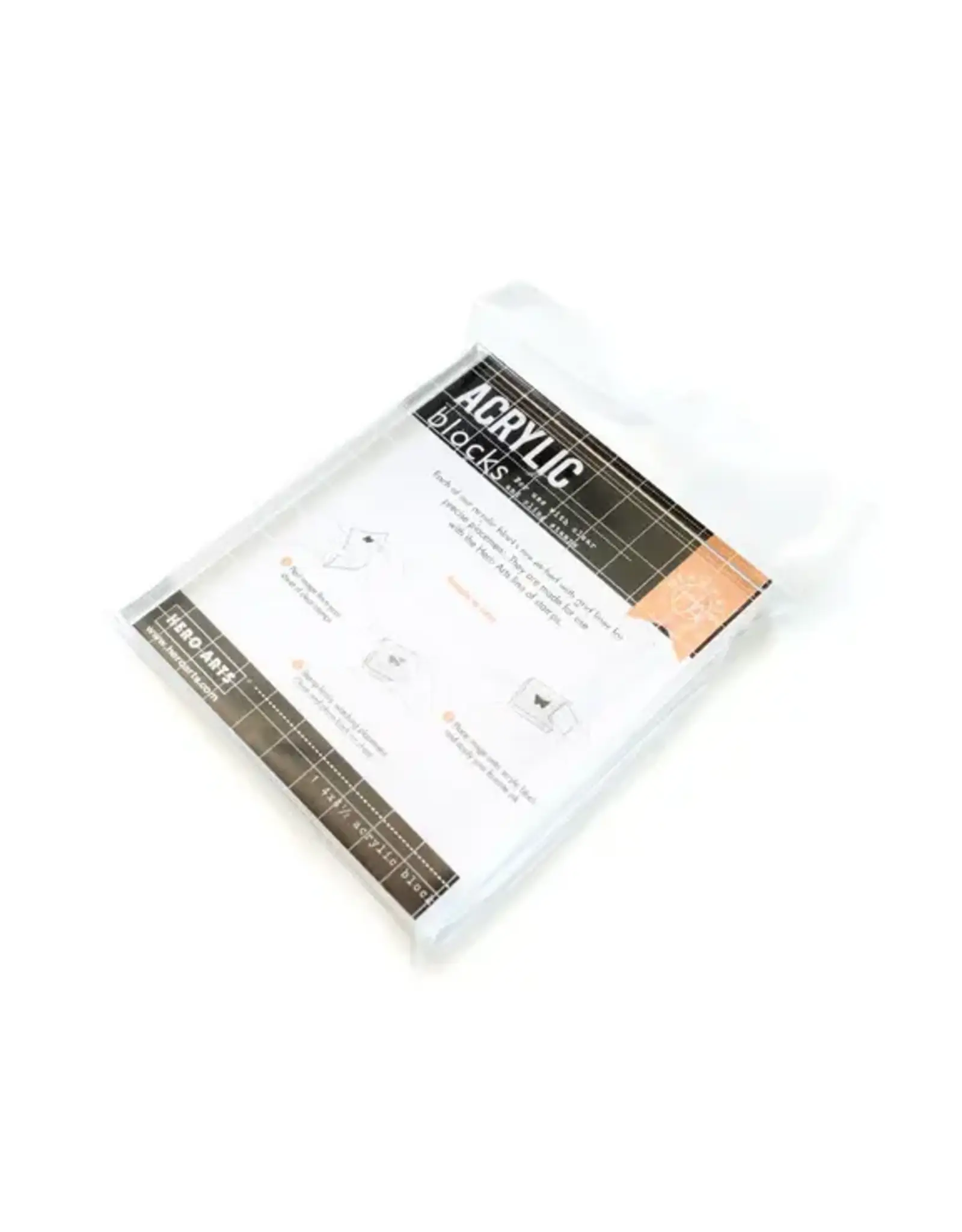 HERO ARTS HERO ARTS 4" x 4.5" ACRYLIC BLOCK
