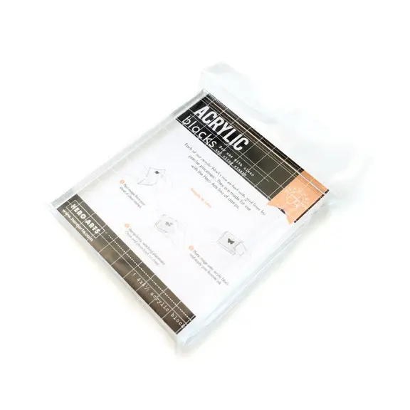 HERO ARTS HERO ARTS 4" x 4.5" ACRYLIC BLOCK