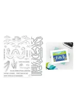 HERO ARTS HERO ARTS UNBELIEVABLY AWESOME CLEAR STAMP AND DIE SET