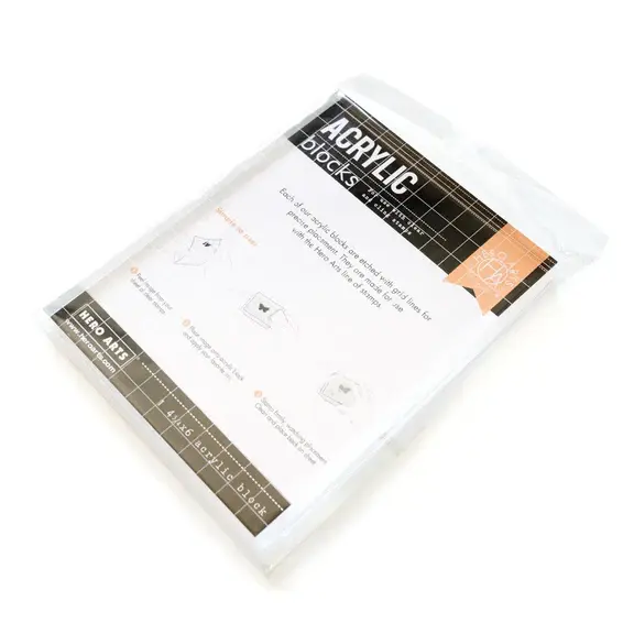 HERO ARTS HERO ARTS 4.75" x 6" ACRYLIC BLOCK
