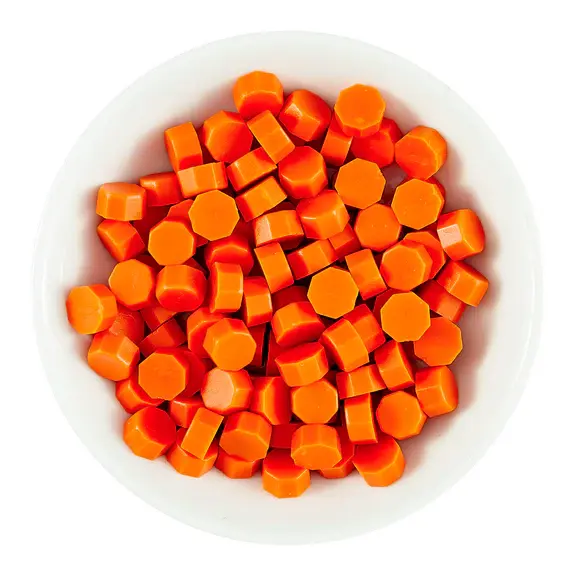 SPELLBINDERS SPELLBINDERS SEALED 3D CHRISTMAS COLLECTION ORANGE WAX BEADS 100/PK