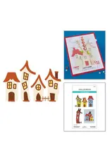 SPELLBINDERS SPELLBINDERS VICKY PAPAIOANNOU WHIMSICAL HOUSES ETCHED DIE SET