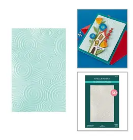 SPELLBINDERS SPELLBINDERS VICKY PAPAIOANNOU WHIMSICAL SKIES 3D EMBOSSING FOLDER