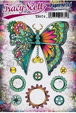 PAPER ARTSY PAPER ARTSY TRACY SCOTT TS074 CLING STAMP SET