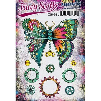 PAPER ARTSY PAPER ARTSY TRACY SCOTT TS074 CLING STAMP SET
