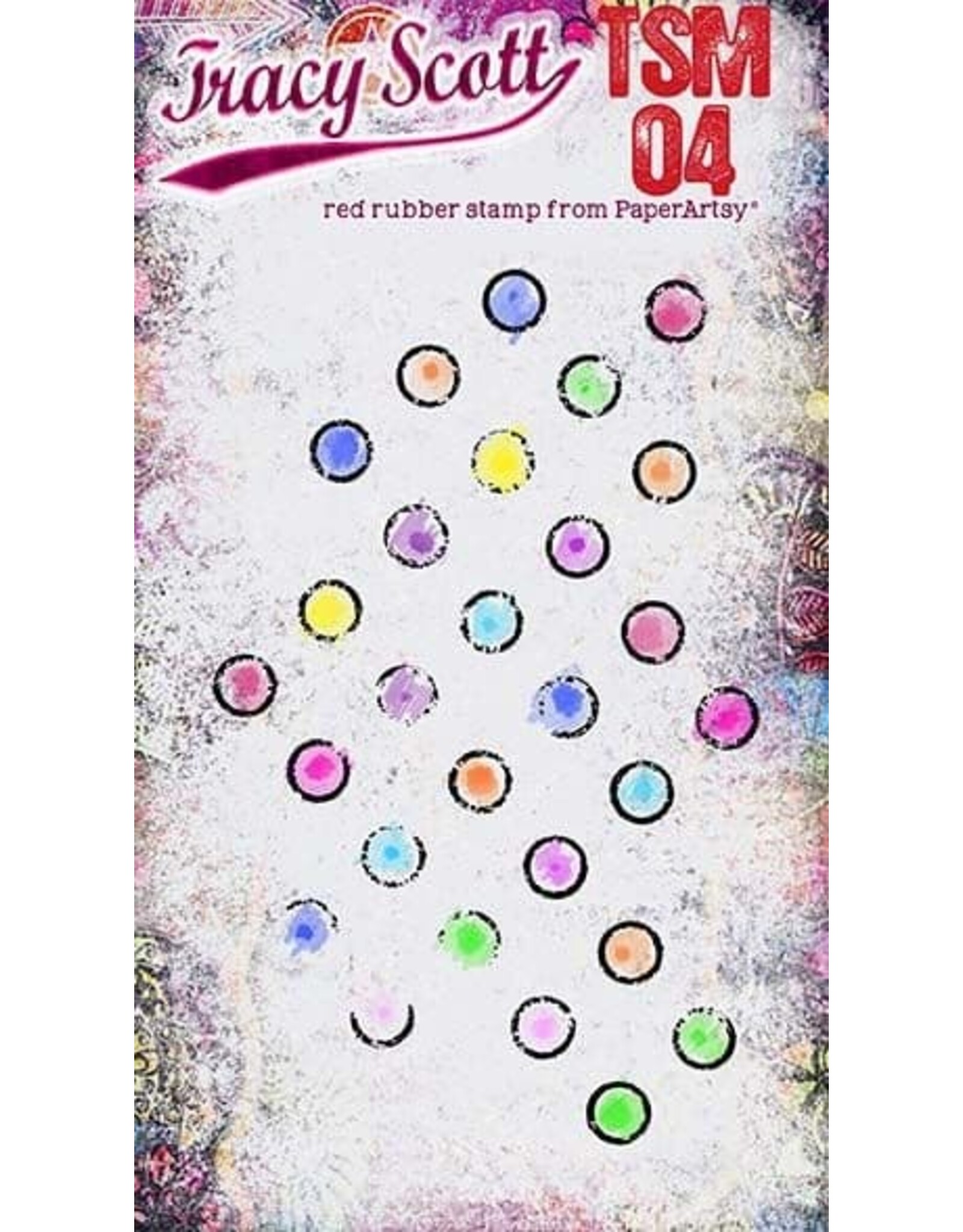 PAPER ARTSY PAPER ARTSY TRACY SCOTT TSM04 MINI CLING STAMP