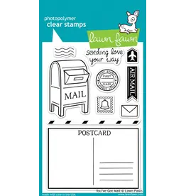 LAWN FAWN LAWN FAWN YOU'VE GOT MAIL CLEAR STAMP SET