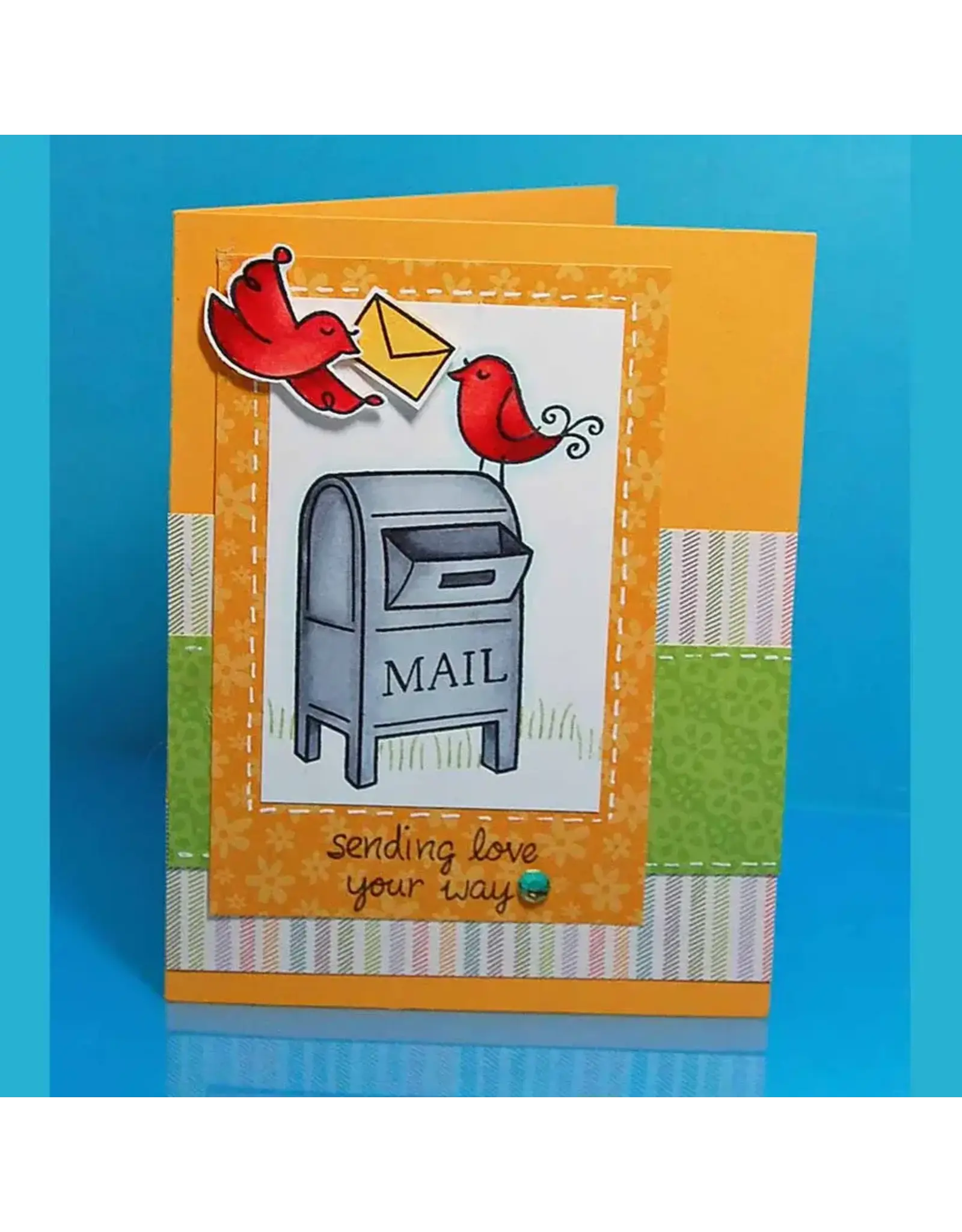 LAWN FAWN LAWN FAWN YOU'VE GOT MAIL CLEAR STAMP SET