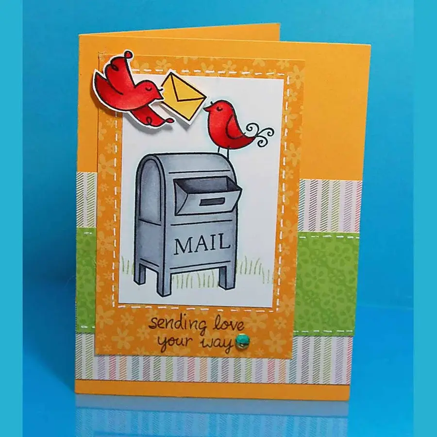 LAWN FAWN LAWN FAWN YOU'VE GOT MAIL CLEAR STAMP SET