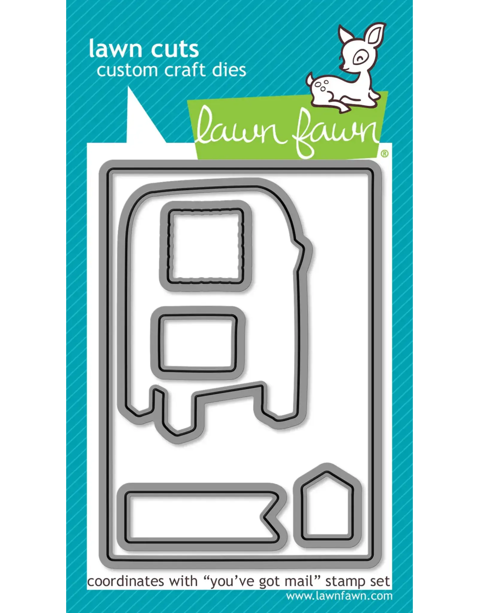 LAWN FAWN LAWN FAWN YOU'VE GOT MAIL DIE SET