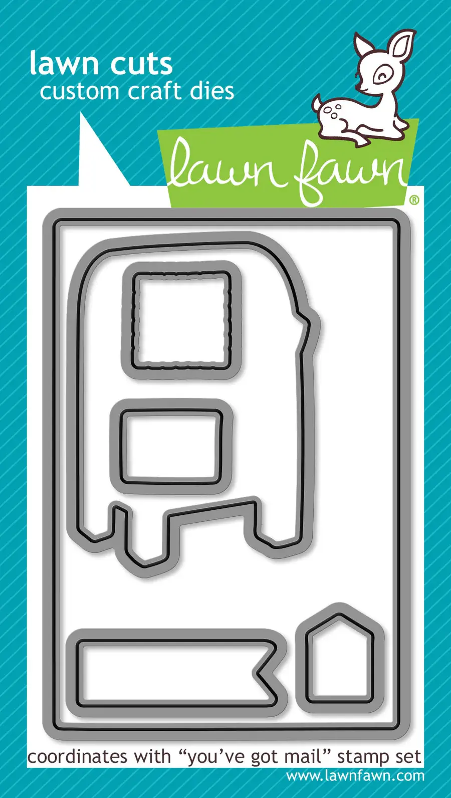 LAWN FAWN LAWN FAWN YOU'VE GOT MAIL DIE SET