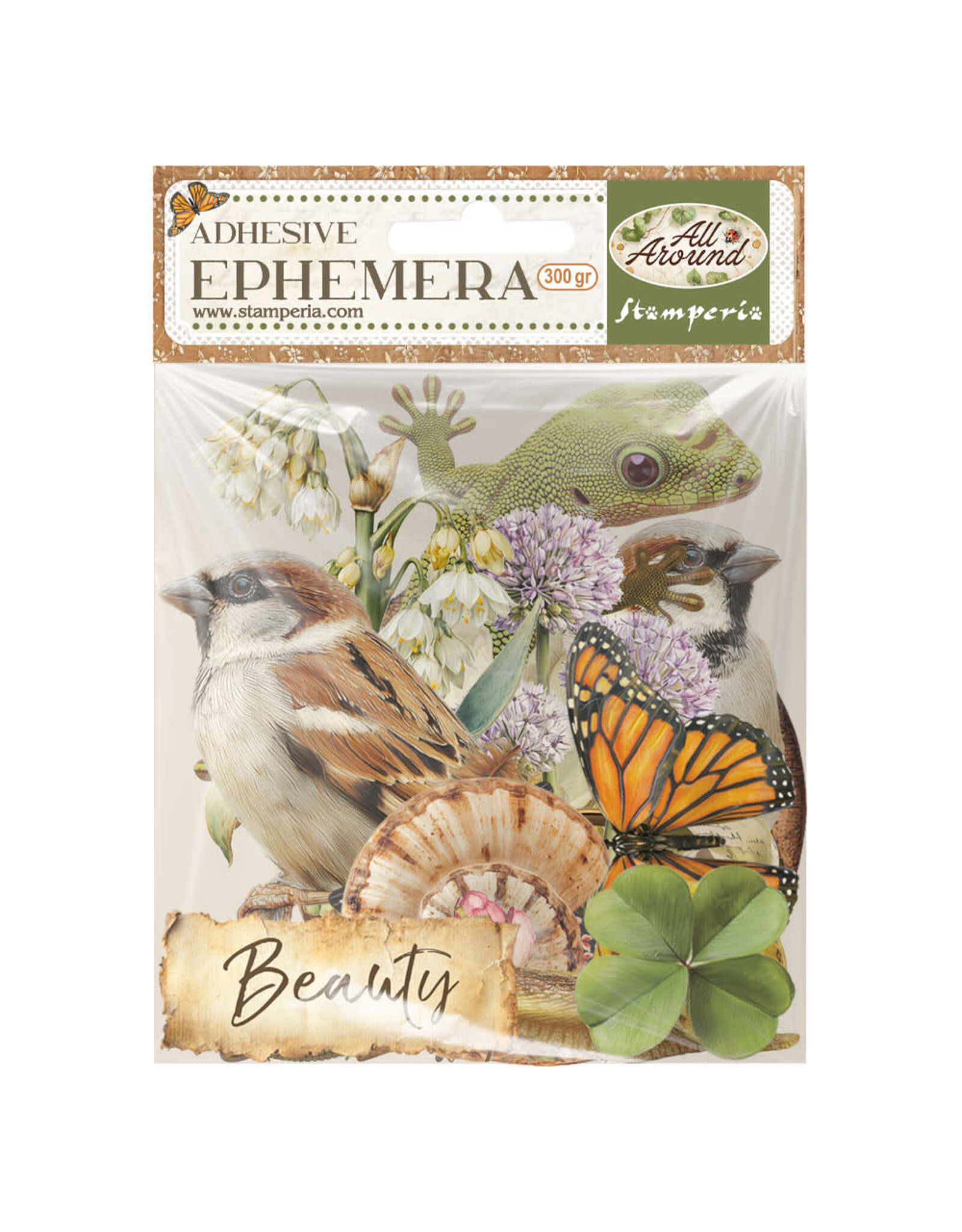 STAMPERIA STAMPERIA ALL AROUND EPHEMERA ADHESIVE PAPER CUT OUTS