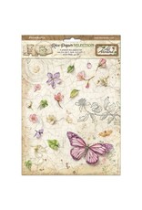 STAMPERIA STAMPERIA ALL AROUND ASSORTED A4 RICE PAPER 6/PK