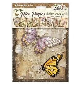 STAMPERIA STAMPERIA ALL AROUND A6 MINI RICE PAPER 8/PK