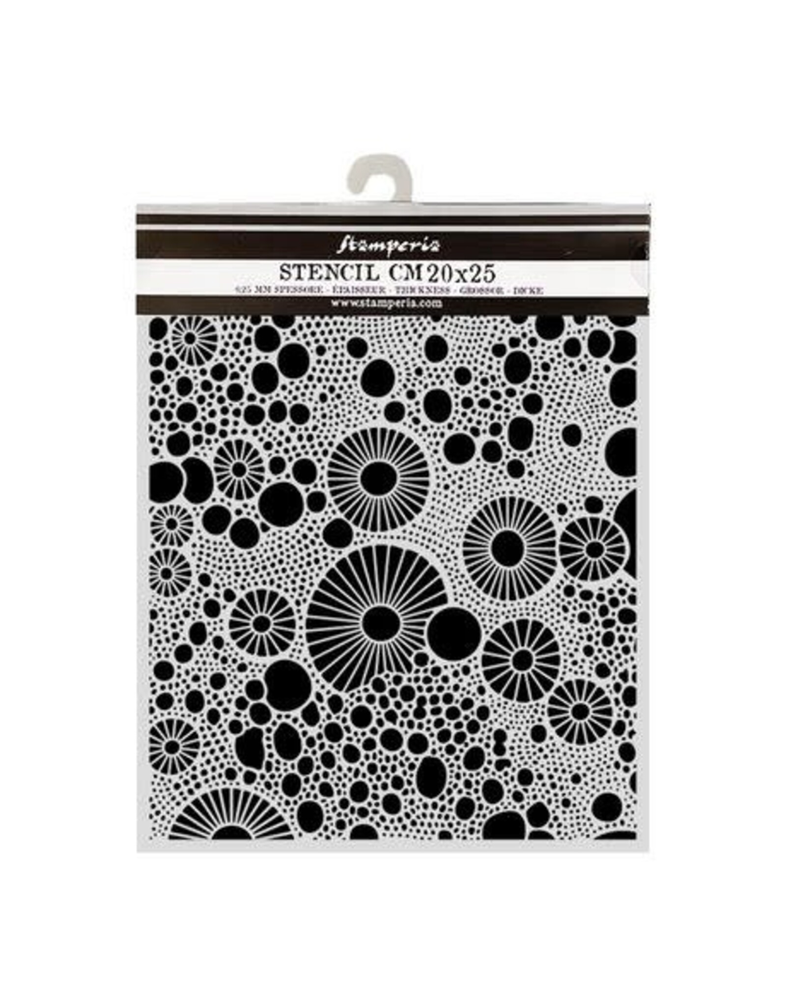 STAMPERIA STAMPERIA ALL AROUND RINGS 20x25cm STENCIL