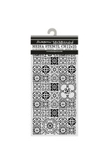STAMPERIA STAMPERIA ALL AROUND TILE 12x25cm STENCIL