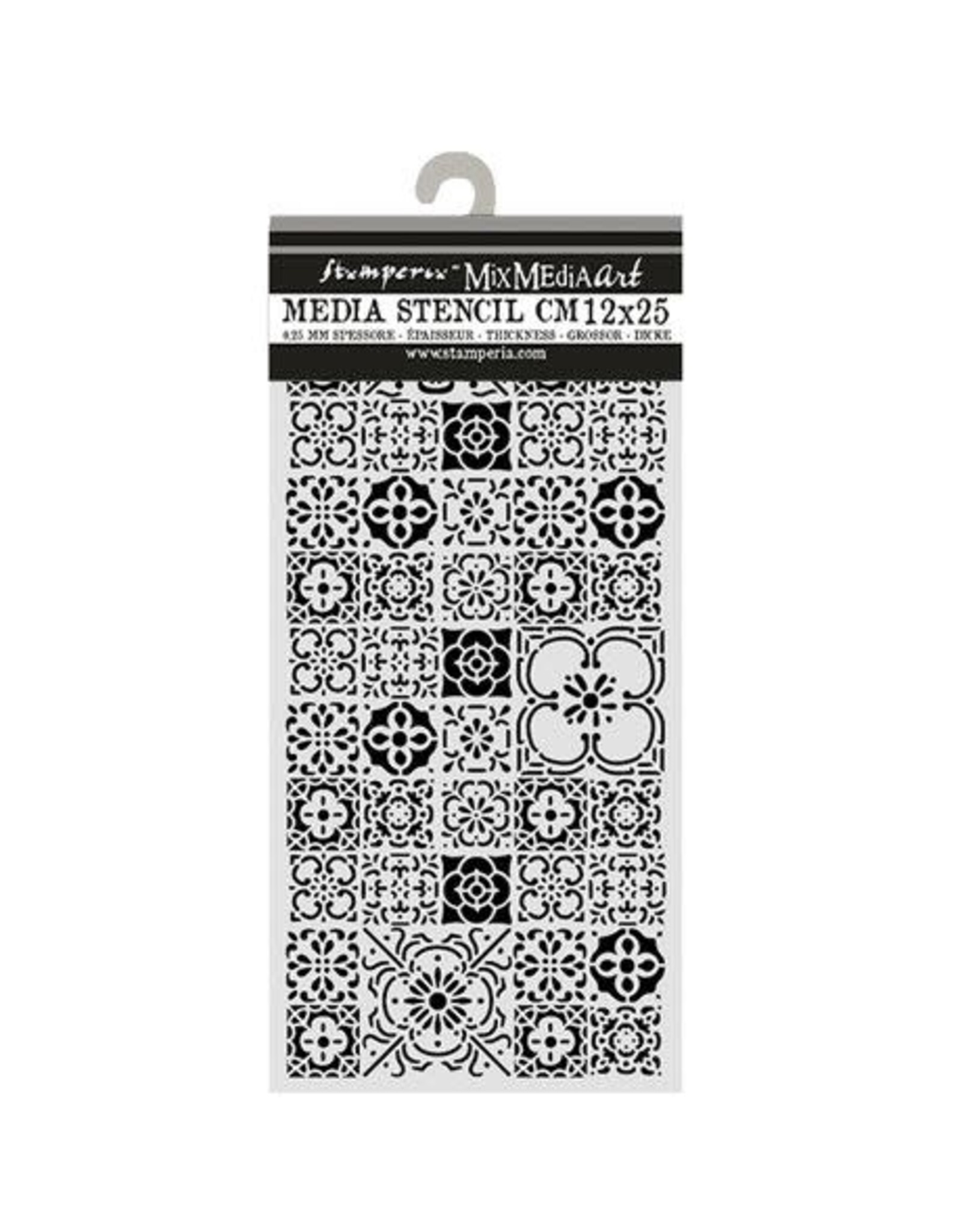 STAMPERIA STAMPERIA ALL AROUND TILE 12x25cm STENCIL
