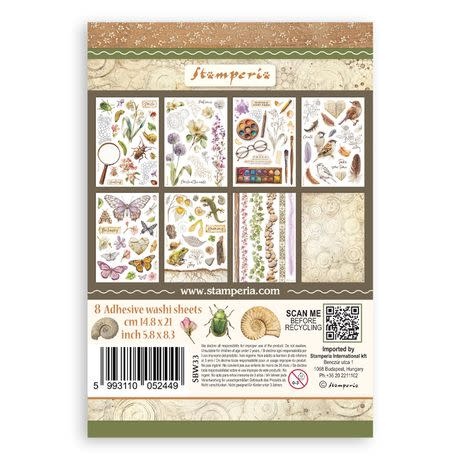 STAMPERIA STAMPERIA ALL AROUND A5 WASHI PAD