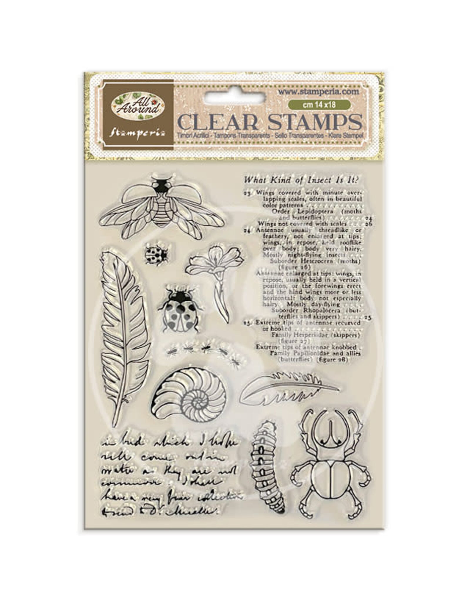STAMPERIA STAMPERIA ALL AROUND CLEAR STAMP SET